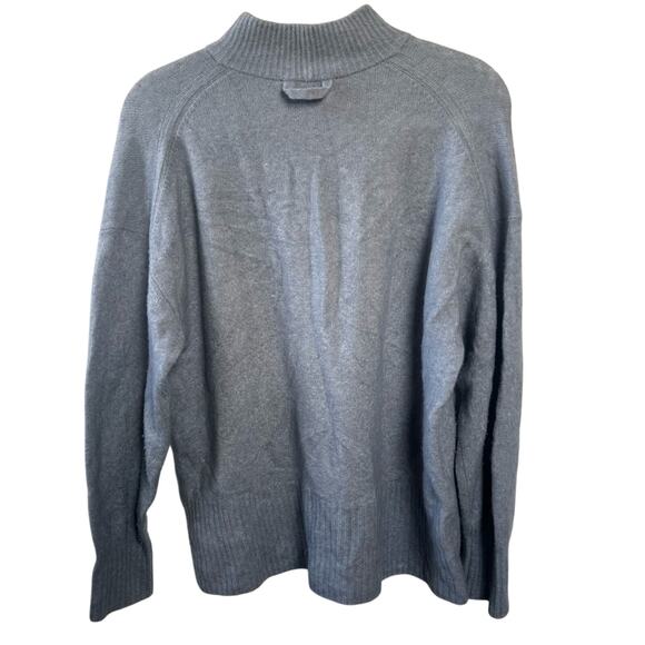 Everlane The Cozy-Stretch Pullover Sweater in Smoke Blue/Gray Small Gently Used - Picture 6 of 6